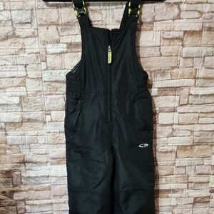 Champion Kids Black Snow Bib Overalls
